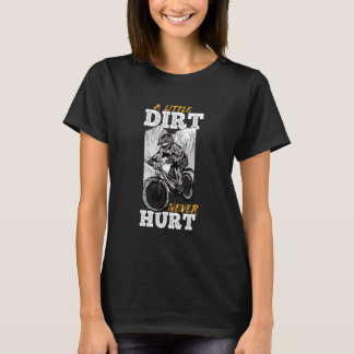 Camiseta Uma Pequena Sujeira Nunca Machuca Motocross Do Fio