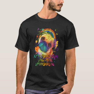 Camiseta Uma Pessoa Comum com Pug Extraordinário 1
