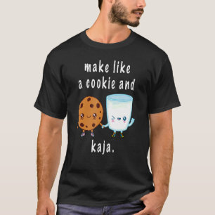 Camiseta Uma Piada de Língua Coreana Cuta Faz Como Um Bisco
