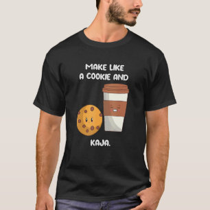 Camiseta Uma Piada de Língua Coreana Cuta Faz Como Um Bisco