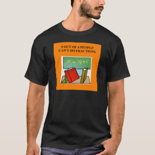 Camiseta uma piada engraçada da matemática