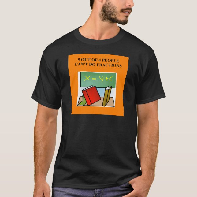 Camiseta uma piada engraçada da matemática (Frente)