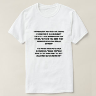Camiseta Uma piada IA sobre o comunismo