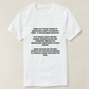 Camiseta Uma piada sobre Jake, o Estripador é um rato