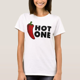 Camiseta Uma pimenta de pimentão quente