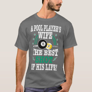 Camiseta Uma Piscina Jogadora Esposa O Melhor Foto De Sua V