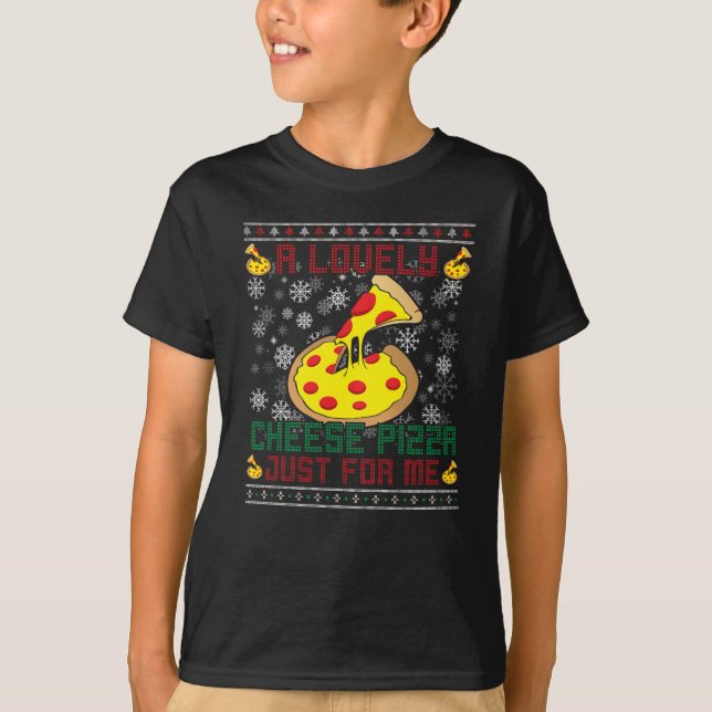 Camiseta Uma Pizza De Queijo Que É Para Mim (Frente)