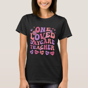 Camiseta Uma professora de creche amada Dia dos Namorados C