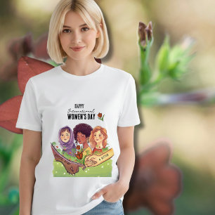 Camiseta Uma Promessa de Justiça e Ação Dia das Mulheres 