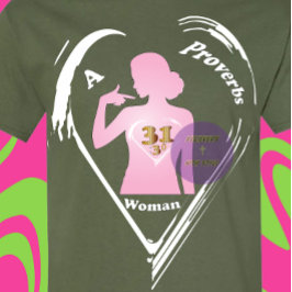 Camiseta Uma Proverbs 31:30 Mulher - Cristã