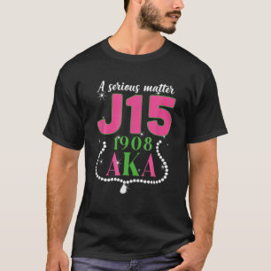 Camiseta Uma Questão Grave J15 1.9.0.8, KA Rosa E Verde Me