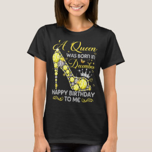 Camiseta Uma Rainha Foi Nascer Em Dezembro, Bling High Heel
