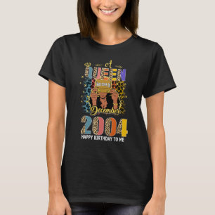 Camiseta Uma Rainha Foi Nascer Em Dezembro De 2004 18 Anos
