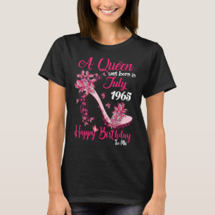 Camiseta Uma Rainha Foi Nascer Em Julho De 1965, 58º Nascim