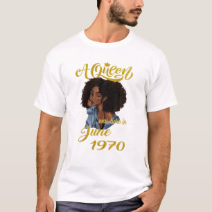 Camiseta Uma Rainha Foi Nascer Em Junho De 1970 51Ruas, Pre