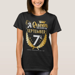 Camiseta Uma Rainha foi Nascer no dia 7 de setembro, uma Me