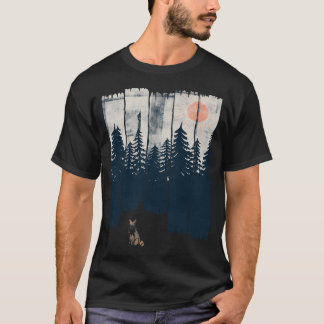 Camiseta Uma Raposa Na Natureza...