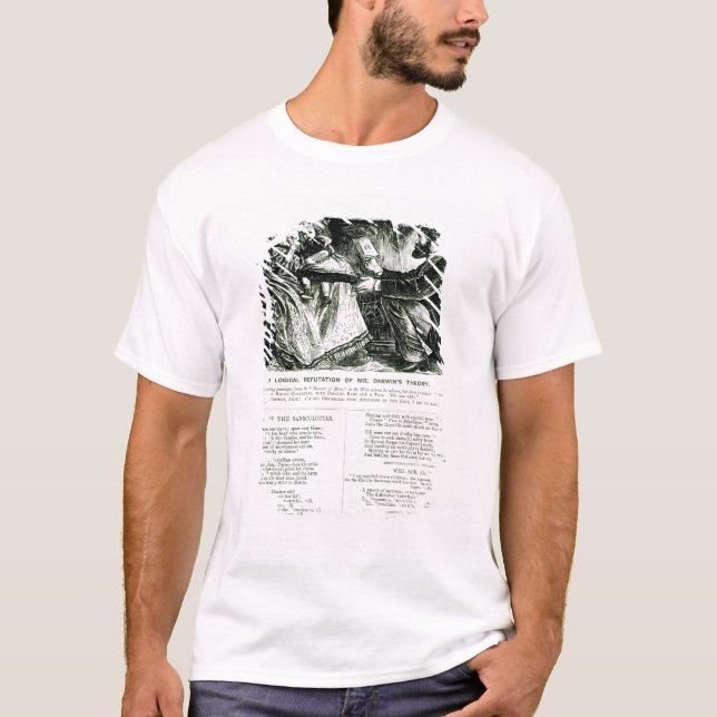 Camiseta Uma refutação lógica da teoria do Sr. Darwin (Frente)