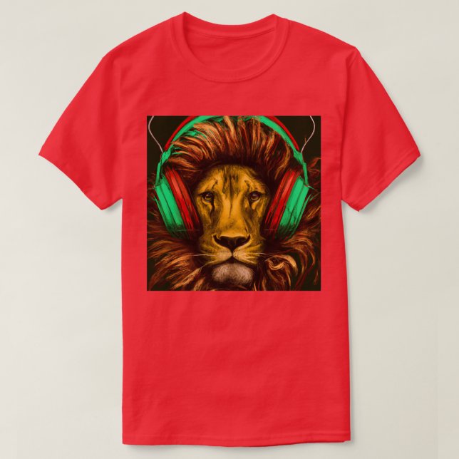 Camiseta Uma Região de Amor, Leão 2 (Frente do Design)