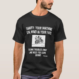 Camiseta Uma relação à sanidade uma elevação natural