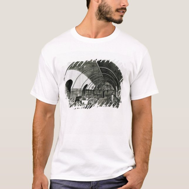 Camiseta Uma reunião do clube de Jacobin, 1791 (Frente)
