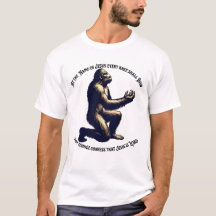 Uma Revelação Cósmica, Pé Grande, adorando Jesus