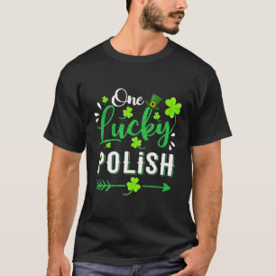 Camiseta Uma Rua de Chapéu Polonês Chamrock Leprechaun Patr