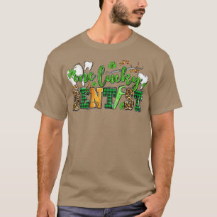 Camiseta Uma Rua de Shamrock do Dentista Leopard