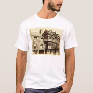 Camiseta Uma rua em Ludlow (foto de b/w)