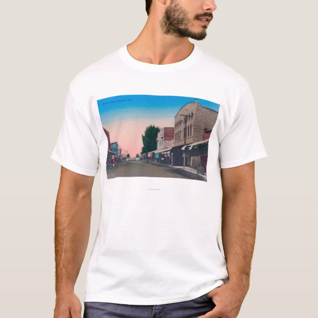 Camiseta Uma rua SceneLemoore, CA (Frente)