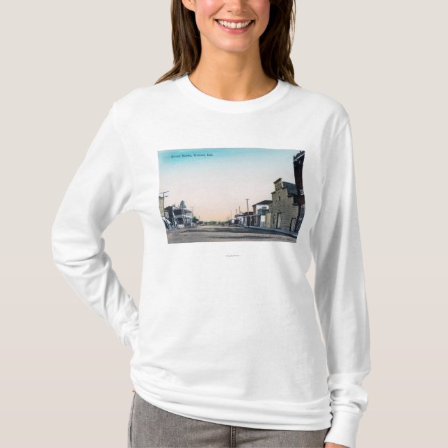 Camiseta Uma rua SceneOrland, CA (Frente)