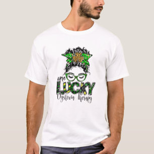 Camiseta Uma Rua Terapêutica De Dislexia Sortuda Professor