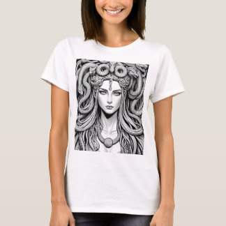 Camiseta Uma Sacerdosa Transformou Demônio, Medusa