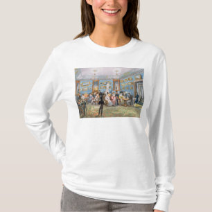 Camiseta Uma sala de estar da sociedade, c.1830