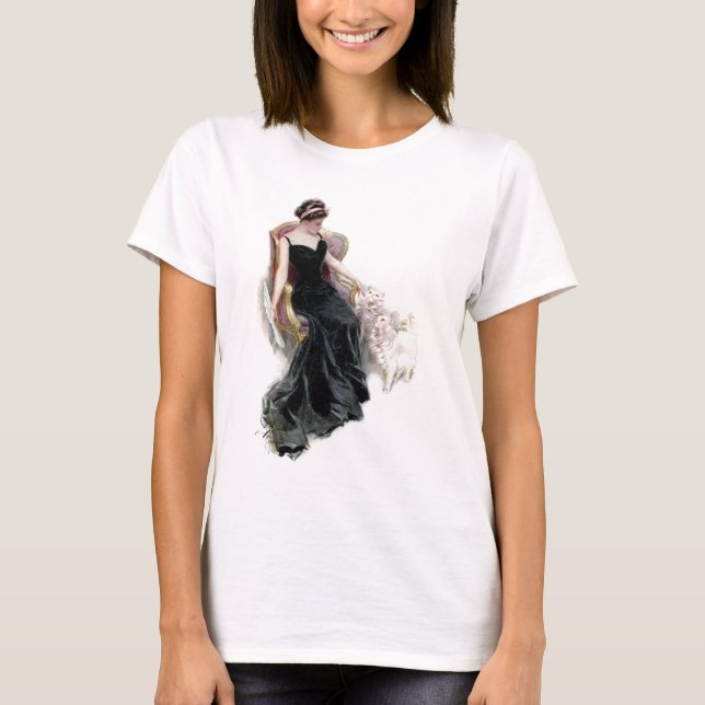 Camiseta Uma Senhora e Seus Gatos (Frente)