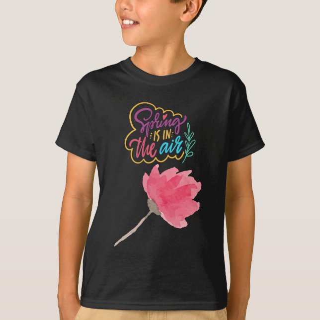 Camiseta Uma Série Visual de Primavera (Frente)
