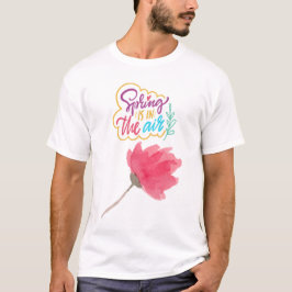 Camiseta Uma Série Visual de Primavera