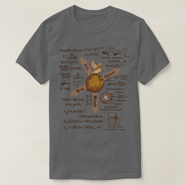 Camiseta Uma simples questão de rácios de peso 2 (Frente do Design)
