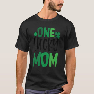 Camiseta Uma Sortuda Mãe C Shamrock Irlanda Irlandesa