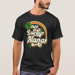 Camiseta Uma Sortuda Nana Engraçado Irlandês C Dia de São P
