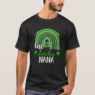 Camiseta Uma Sortuda Nana Leopard Imprime A Rua Arco-Íris D