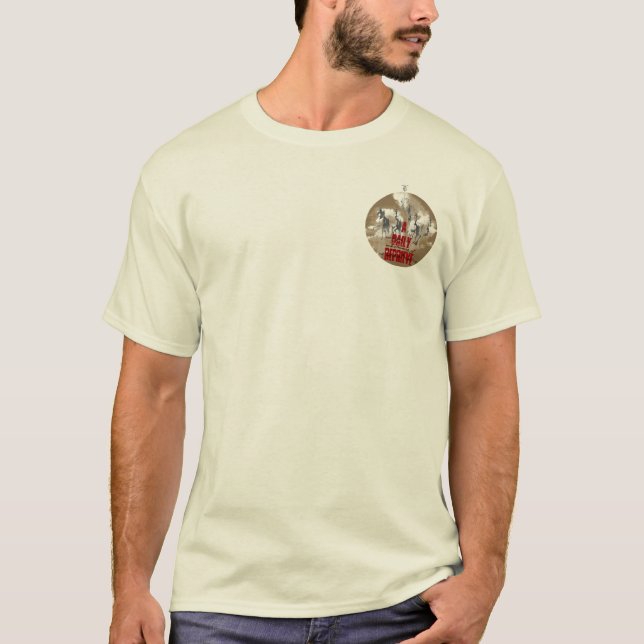 Camiseta Uma suspensão da pena capital diária (tamanho do (Frente)