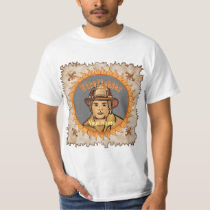 Camiseta Uma t-shirt de bombeiro