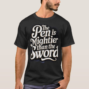Camiseta Uma t-shirt de ilustração tipográfica