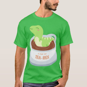Camiseta Uma taça de TeaRex para o dia