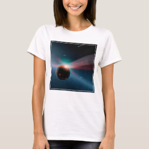 Camiseta Uma Tempestade De Cometas No Sistema Eta Corvi.