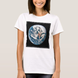 Camiseta Uma Terra Tirada Da Nave Espacial Apollo 10.