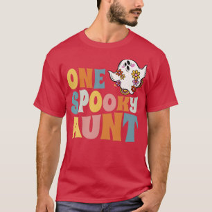 Camiseta Uma Tia Louca Groovy Figurino de Halloween