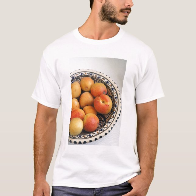 Camiseta Uma tigela de damascos mediterrânicos 2 (Frente)