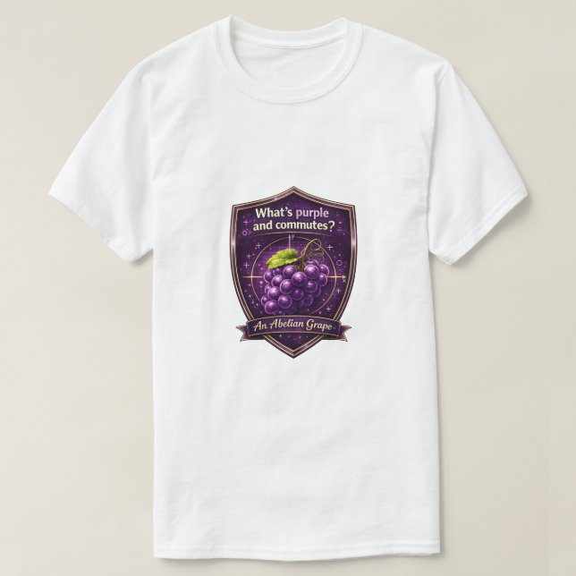 Camiseta Uma Uva Abeliana (Frente do Design)